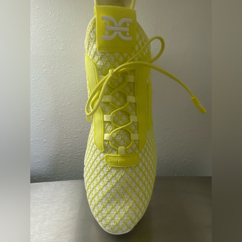 SAM EDELMAN.. WOMENS Lime Green Athletic Sneakers